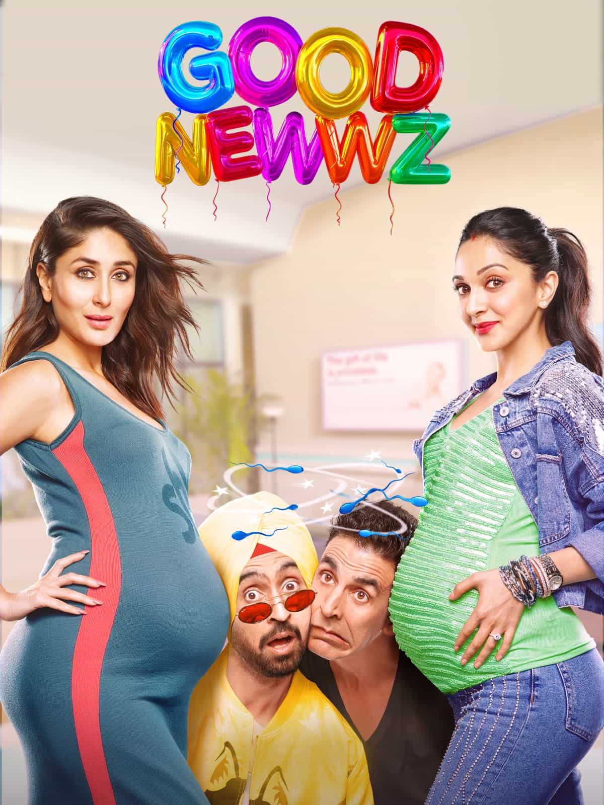 Good Newwz (2019) Bollywood Hindi Full Movie HD ESub