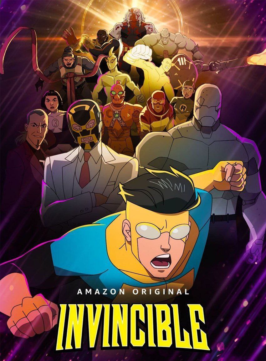 Invincible S1 (2023) {Hindi + English} Dual Audio Animated Complete Web Series HEVC ESub