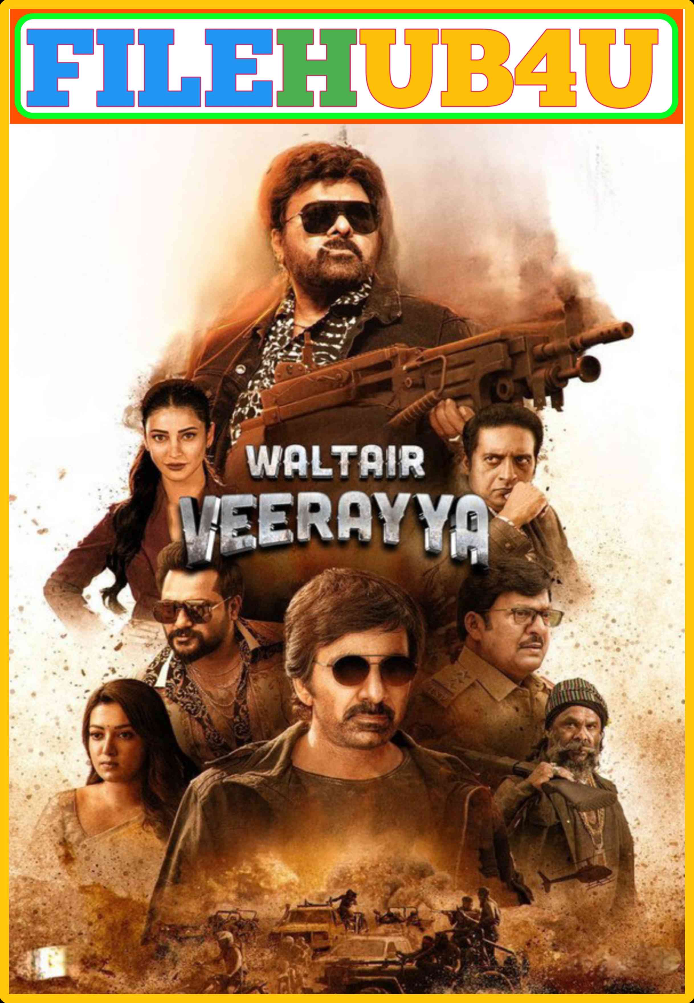 Waltair Veerayya (2023) South Hindi Dubbed UnCut Full Movie HD ESub