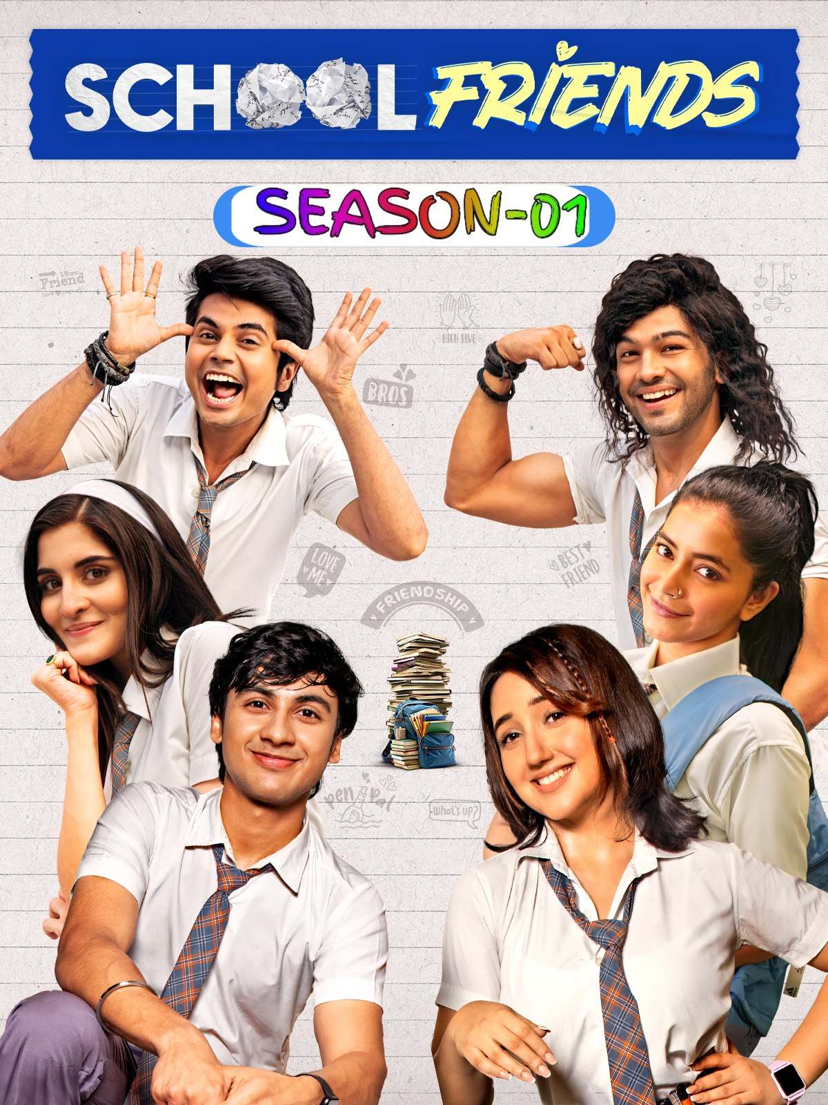 School Friends S03 (2025) Hindi Completed Web Series HEVC ESub