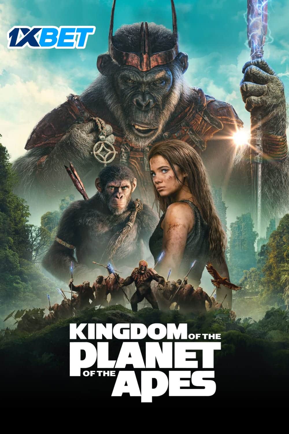 Kingdom of the Planet of the Apes (2024) Hindi Dubbed Full Movie CamRip