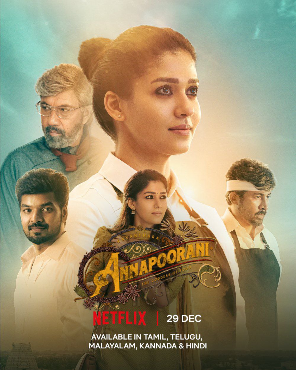 Annapoorani (2023) South Hindi Dubbed UnCut Full Movie HD ESub