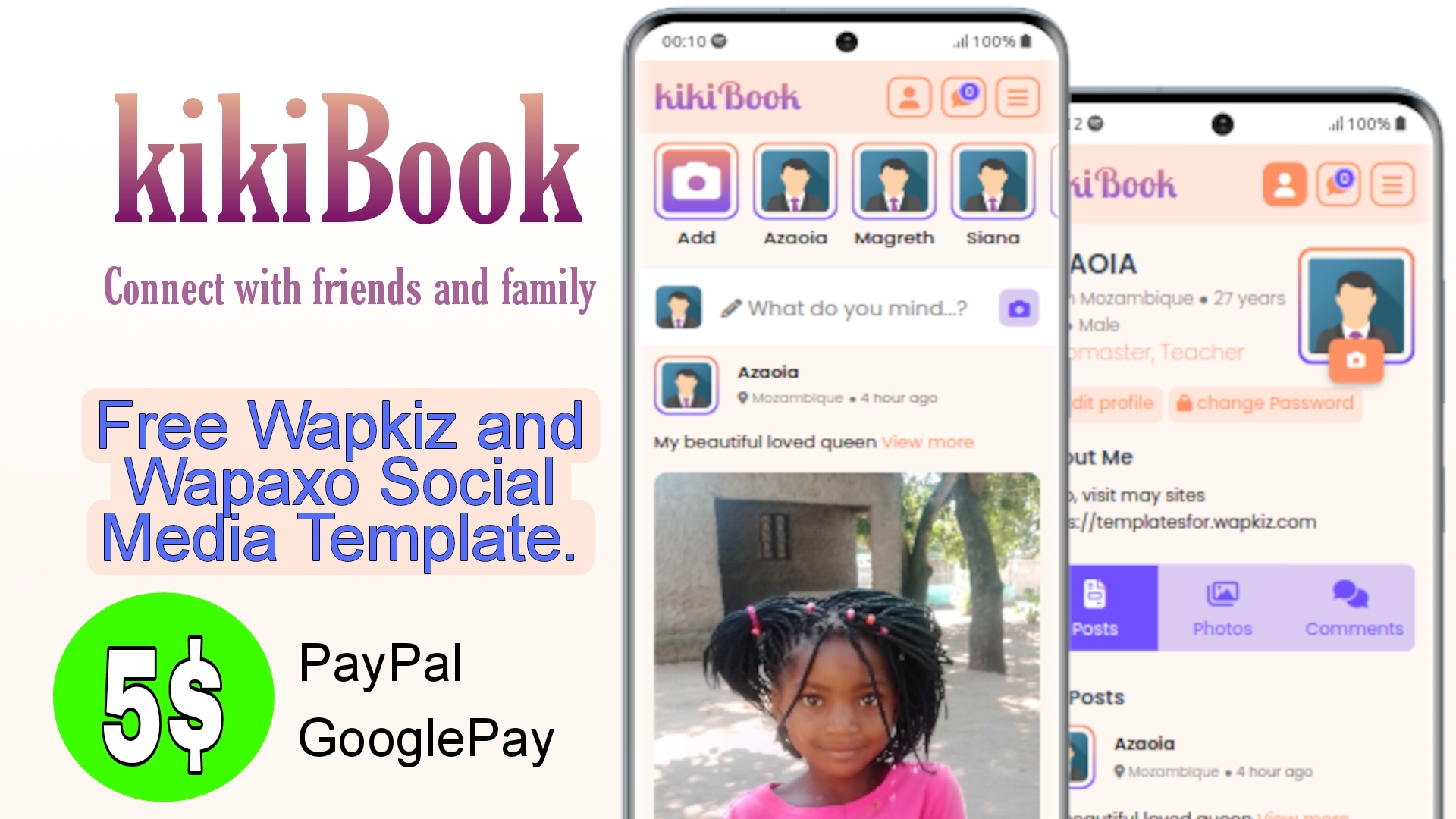 Kikibook wapkiz theme