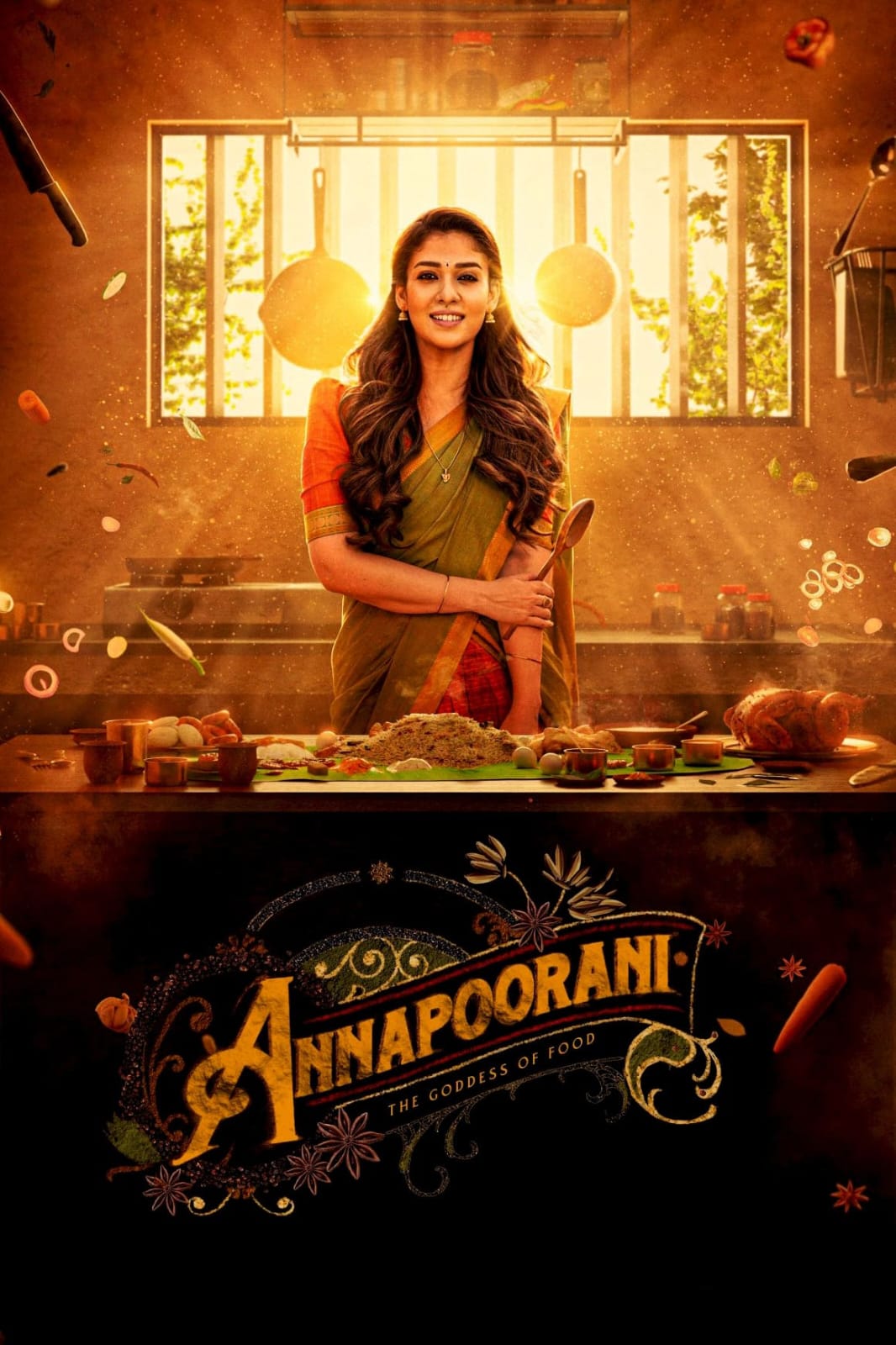 Annapoorani (2023) Dual Audio [Hindi + Tamil] Full Movie HD ESub