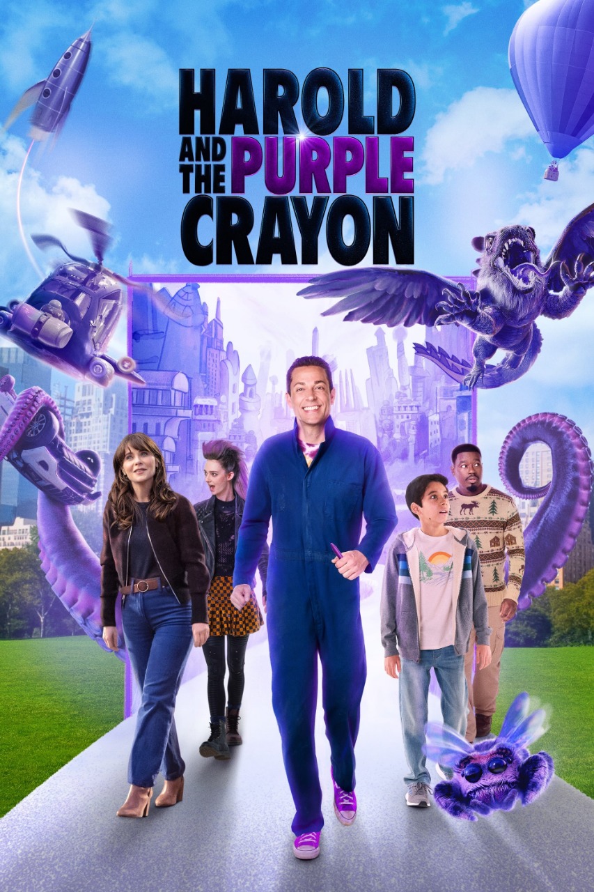 Harold and the Purple Crayon 2024 Hindi English Dual Audio Movie HD ESub