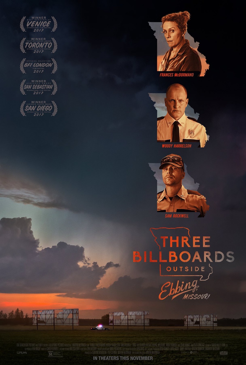 Three Billboards Outside Ebbing, Missouri (2017) Hindi Dubbed