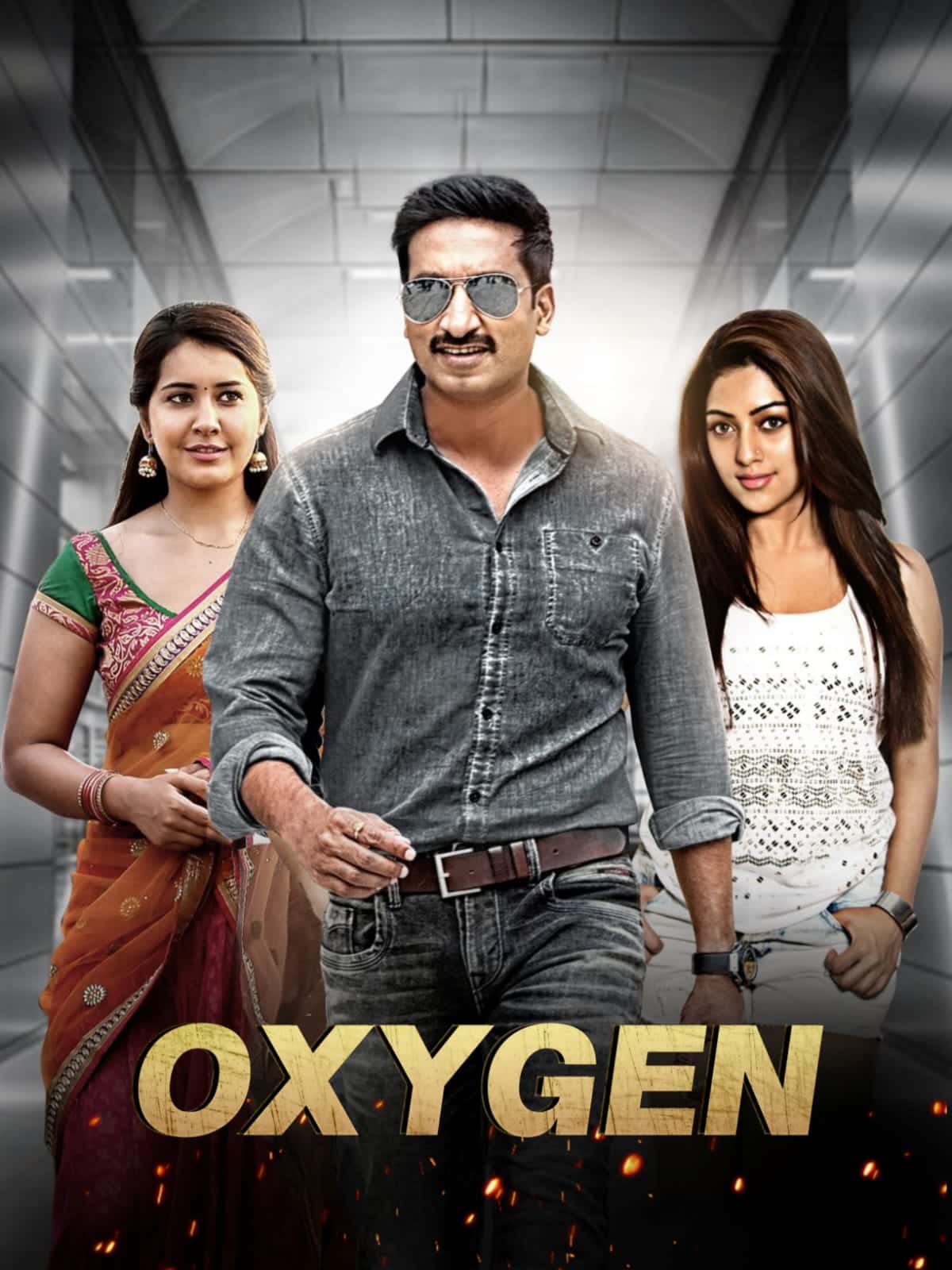 Oxygen (2017) UnCut Dual Audio [Hindi + Telugu] Full Movie HD