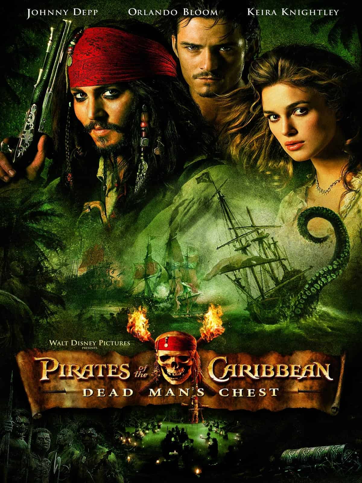 Pirates Of The Caribbean Dead Man's Chest (2006) Dual Audio [Hindi - English] Full Movie BluRay ESub