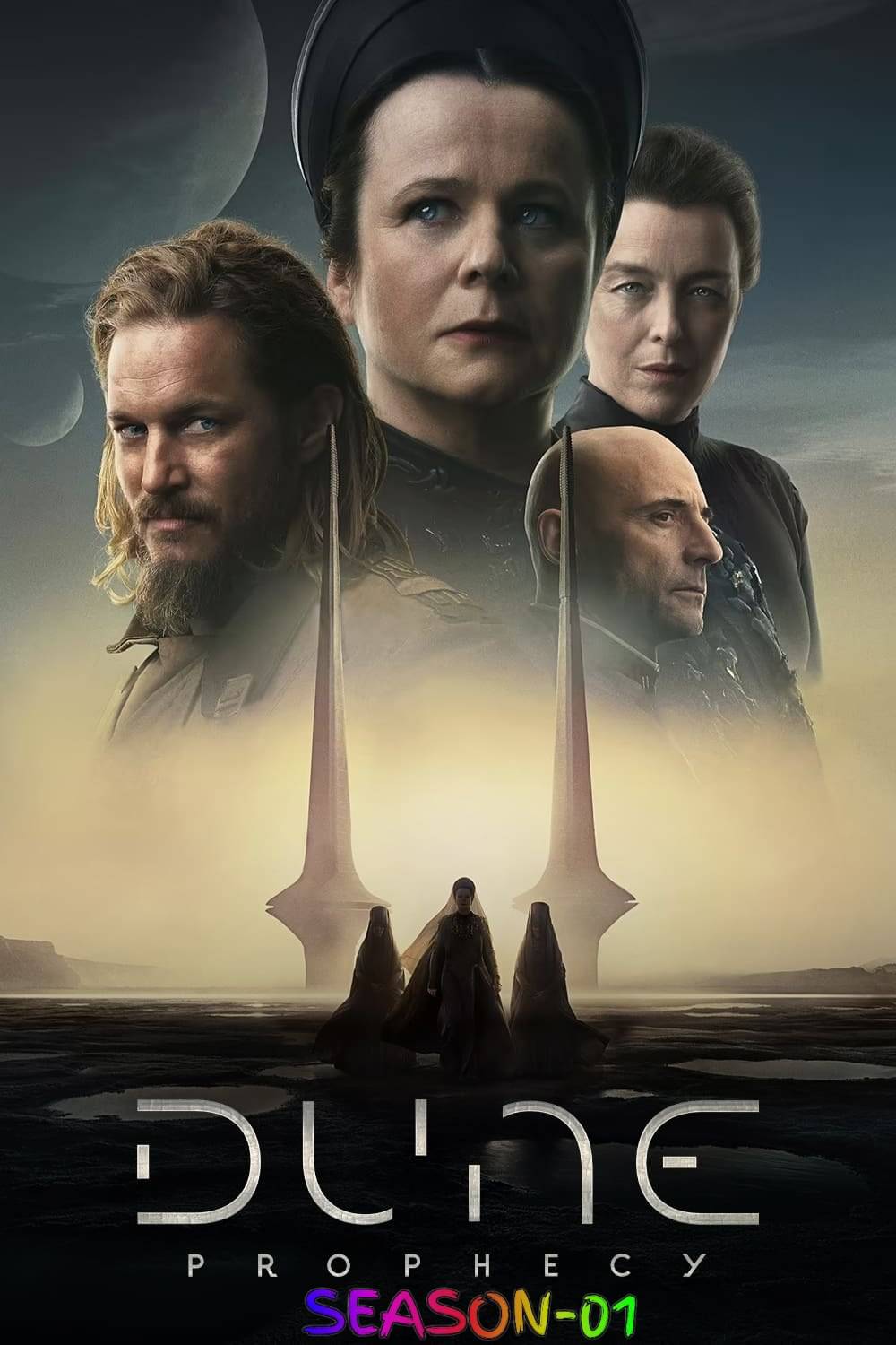 Dune Prophecy S01 (2024) (Hindi + English) Dual Audio Completed Web Series HEVC ESub