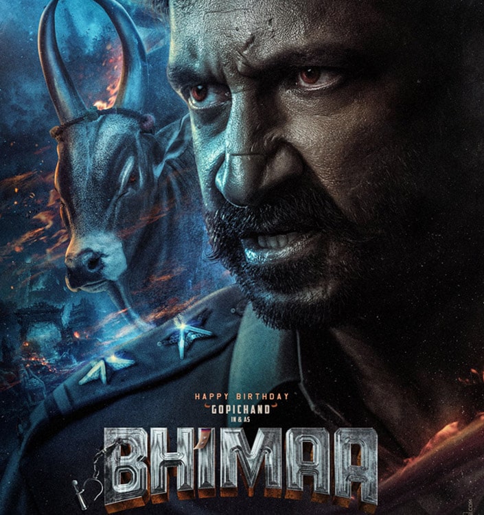Bhimaa (2024) South Hindi (HQ Dubbed) Full Movie HQCam