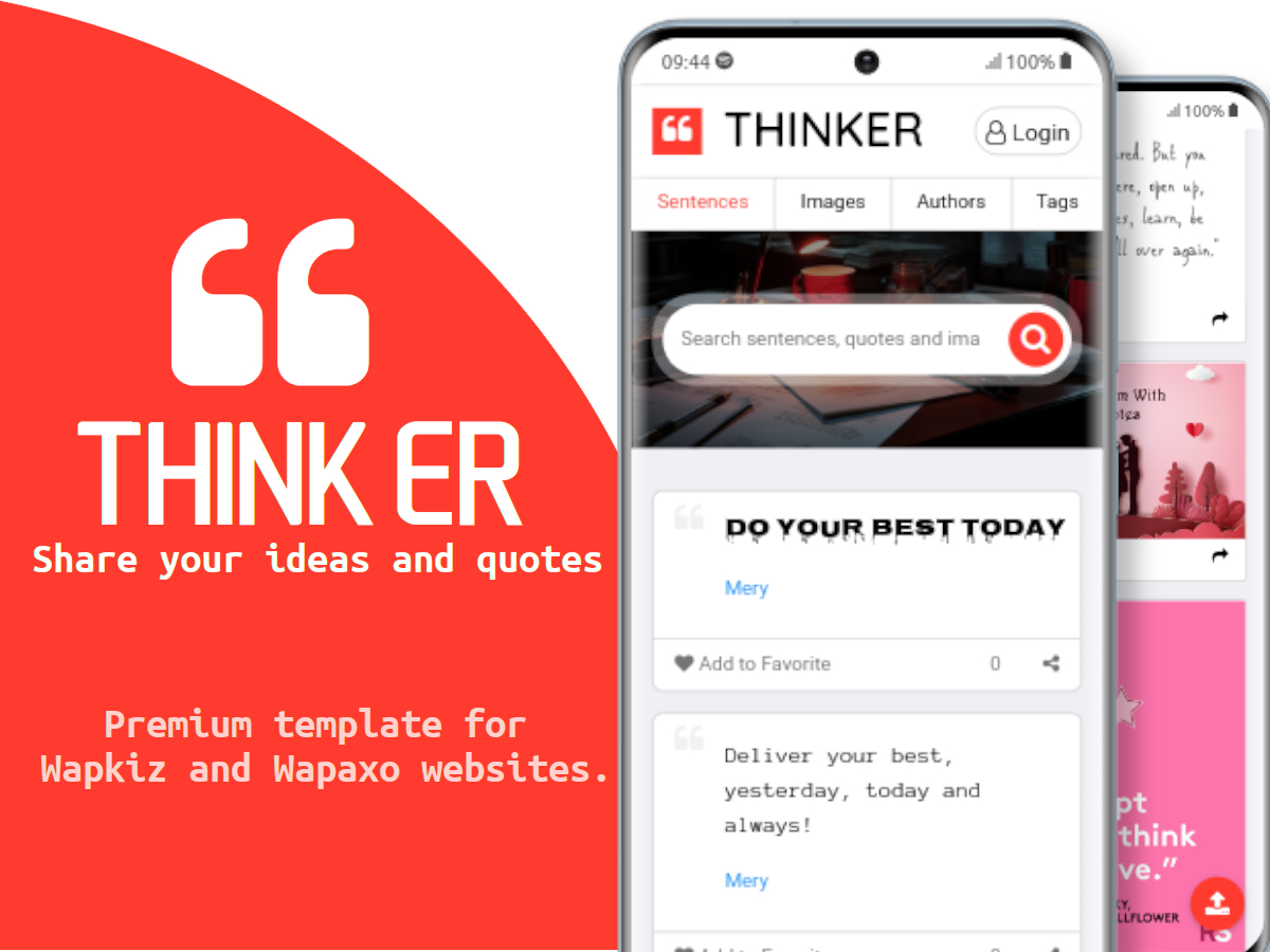 Thinker wapkiz theme