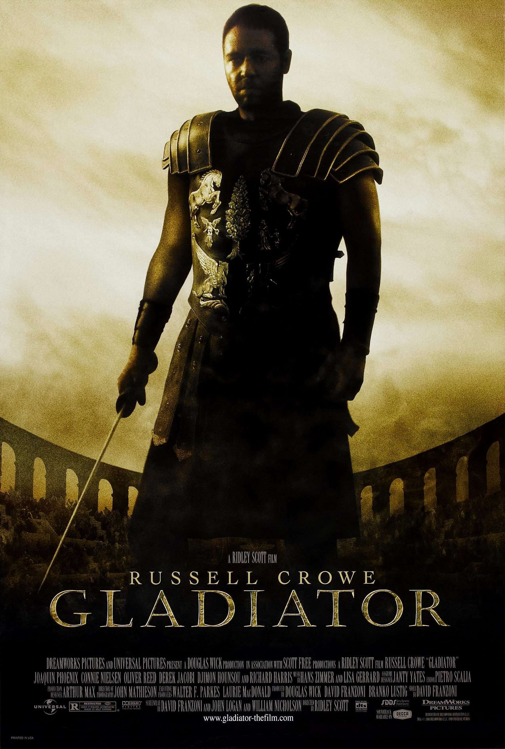 Gladiator (2000) (Hindi + Multi) Dual Audio EXTENDED BluRay