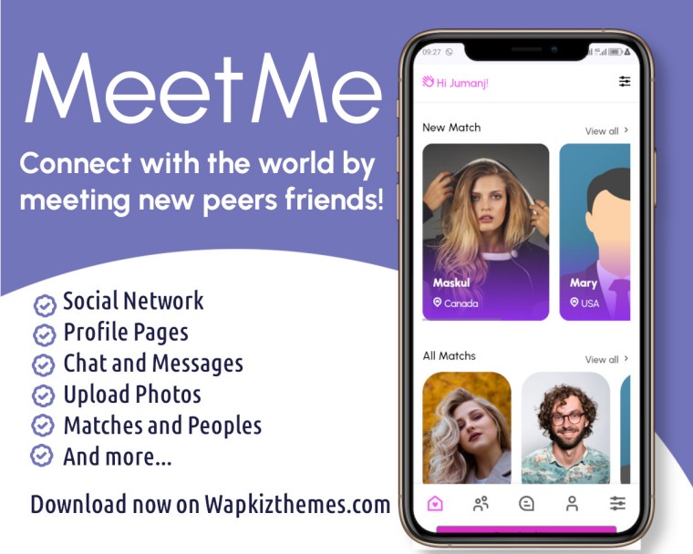 MeetMe Social Buddy Wapkiz Theme  - Wapkiz Template