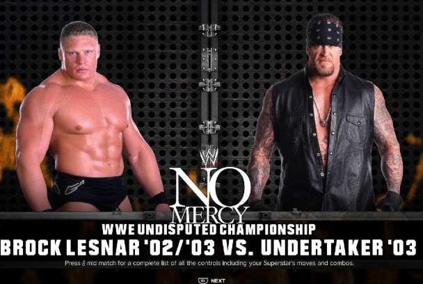 Brock Lesnar vs. The Undertaker (WWE No Mercy 2002) Storyline