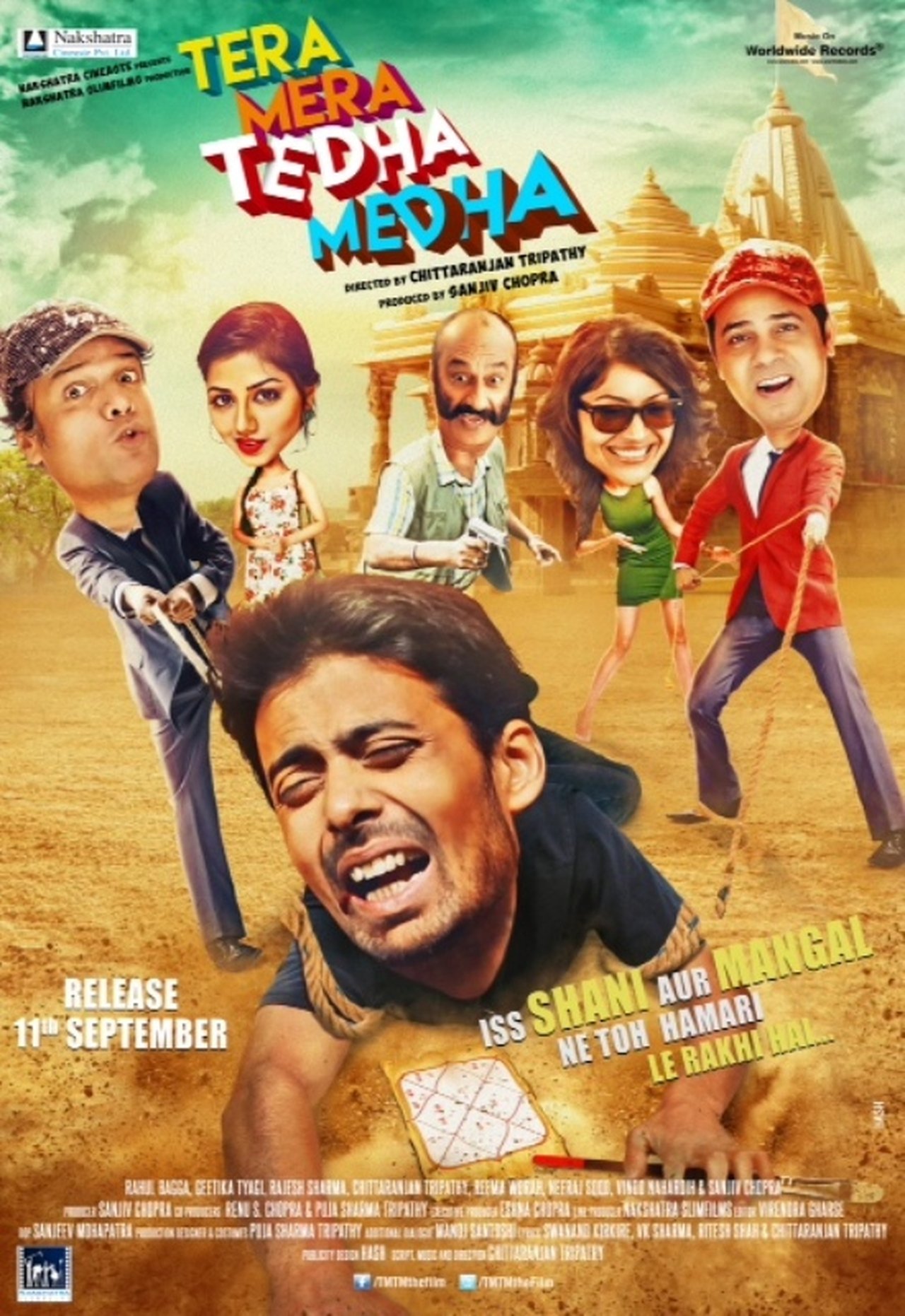 Tera Mera Tedha Medha (2015) 1080p | 720p | 480p WebRip [Hindi (हिन्दी)] DD5.1 ESub