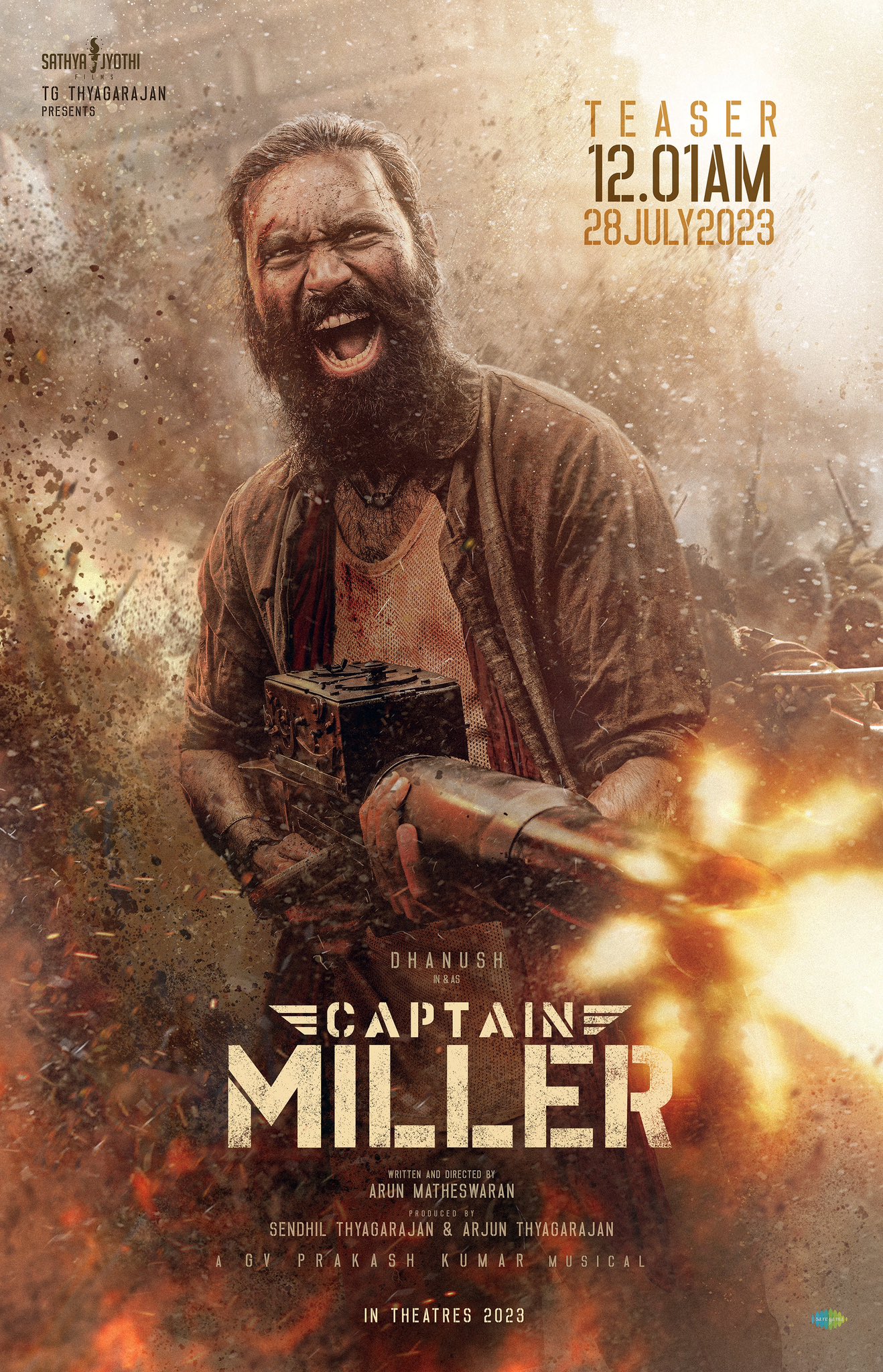 Captain Miller (2024) Hindi Dubbed Full Movie HDTS