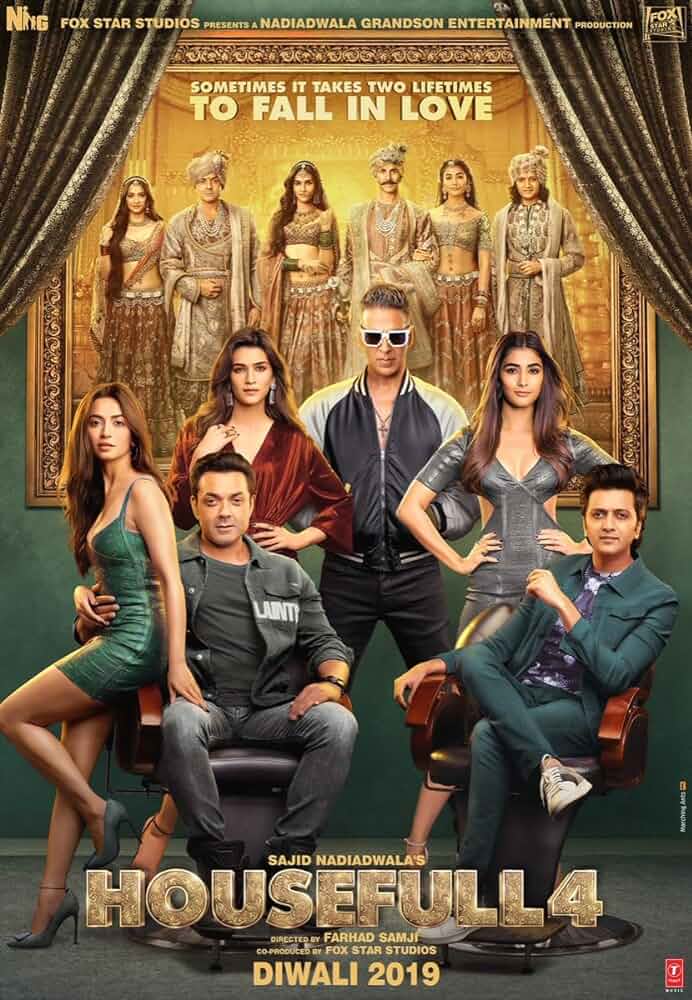 Housefull 4 (2019) Bollywood Hindi Dubbed Full Movie HD ESub