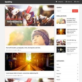 Speaking-blog wapkiz theme
