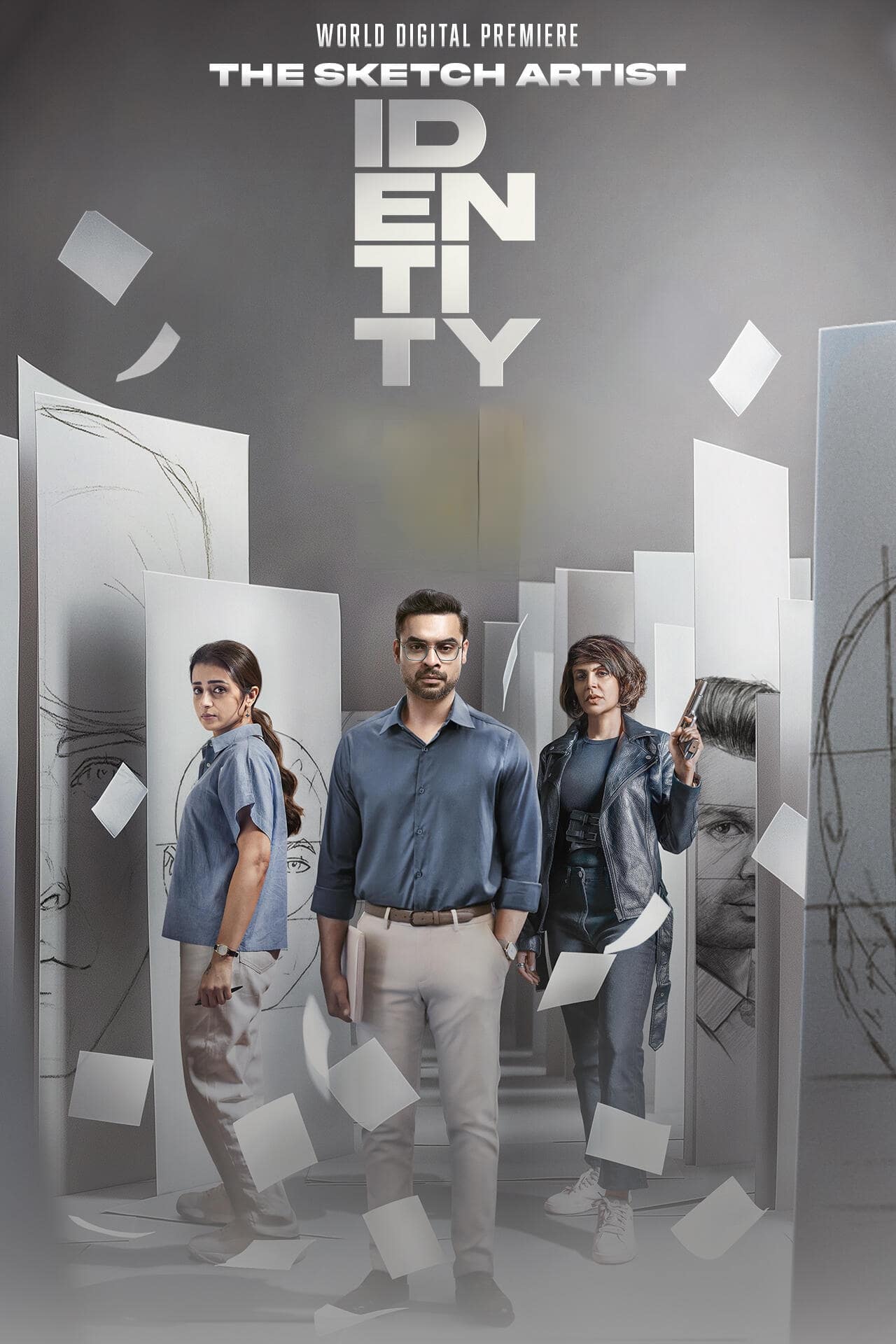The Sketch Artist (Identity) 2025 Dual Audio [Hindi + Malayalam] Full Movie HD ESub
