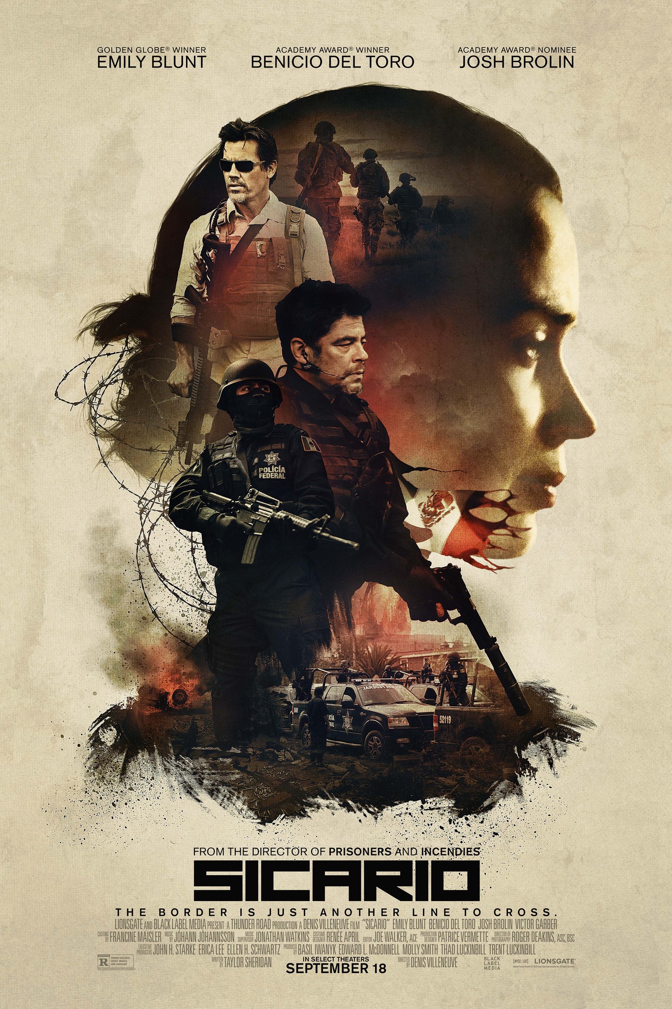 Sicario (2015) Hindi Dubbed
