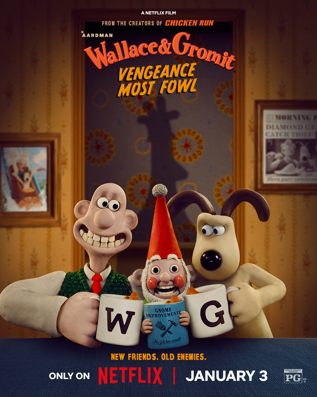 Wallace & Gromit – Vengeance Most Fowl (2024) (Hindi + Multi) Dual Audio WEBRip