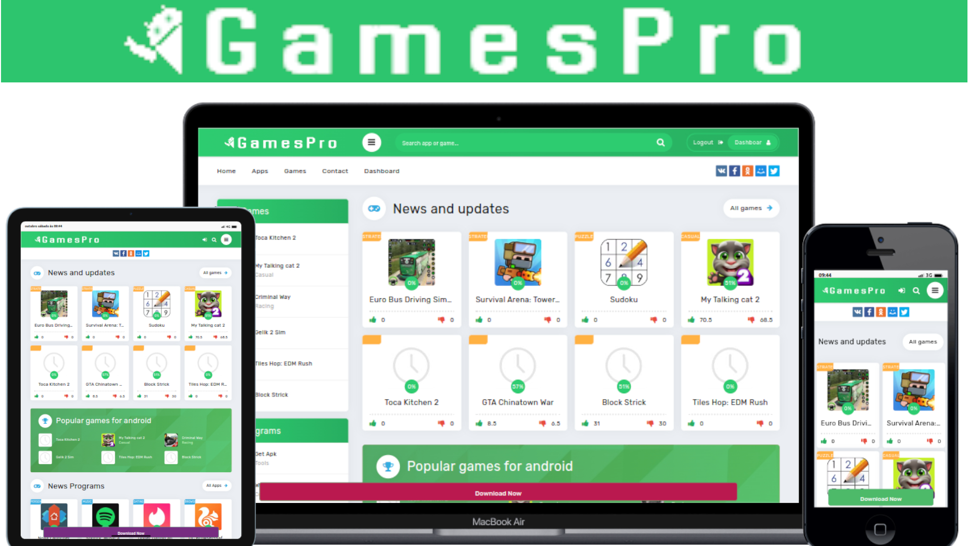 Games Pro wapkiz theme