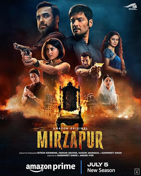 Mirzapur (2024) Season 3 (Amazon Prime)