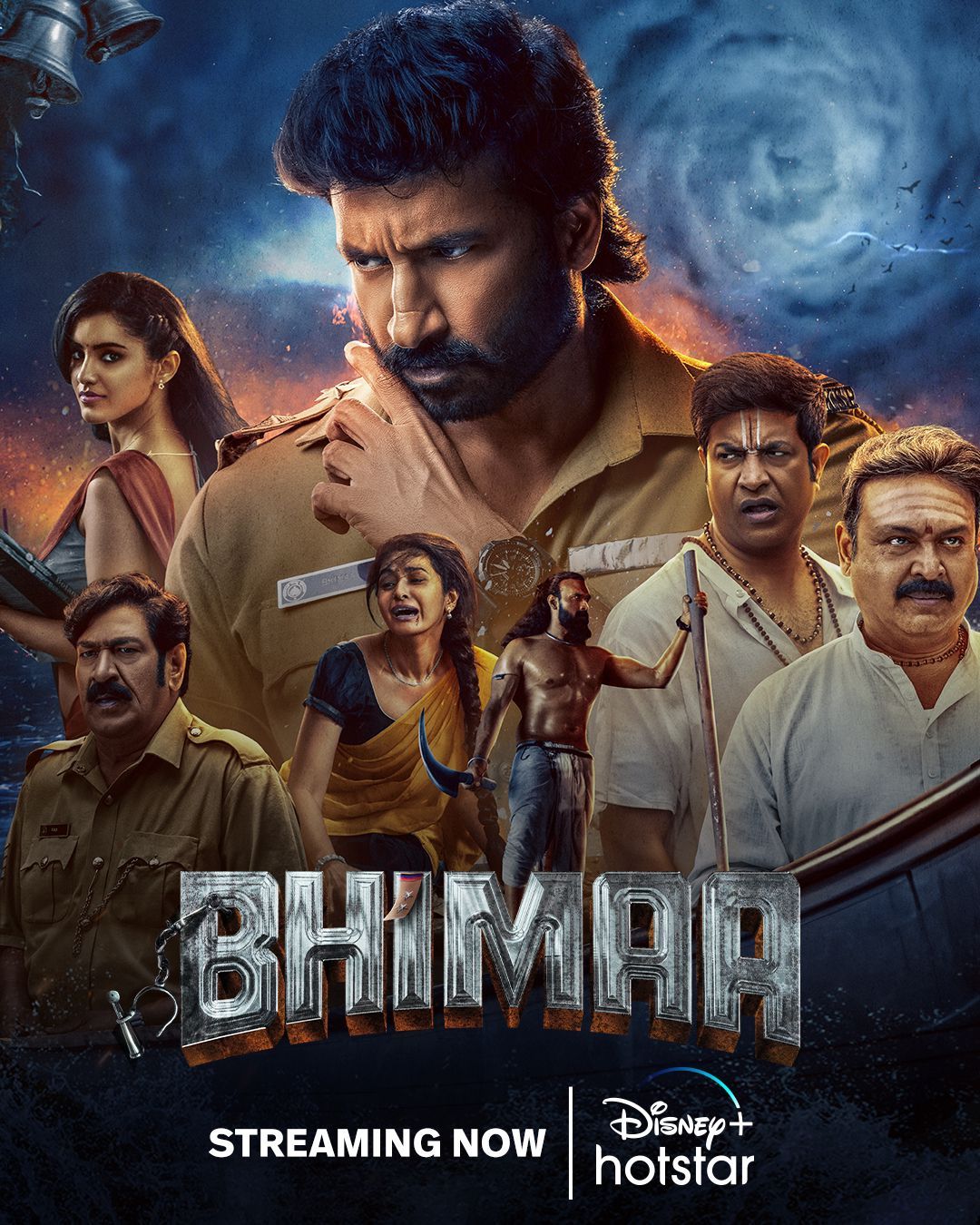 Bhimaa (2024) South Hindi (HQ Dubbed) Movie HD