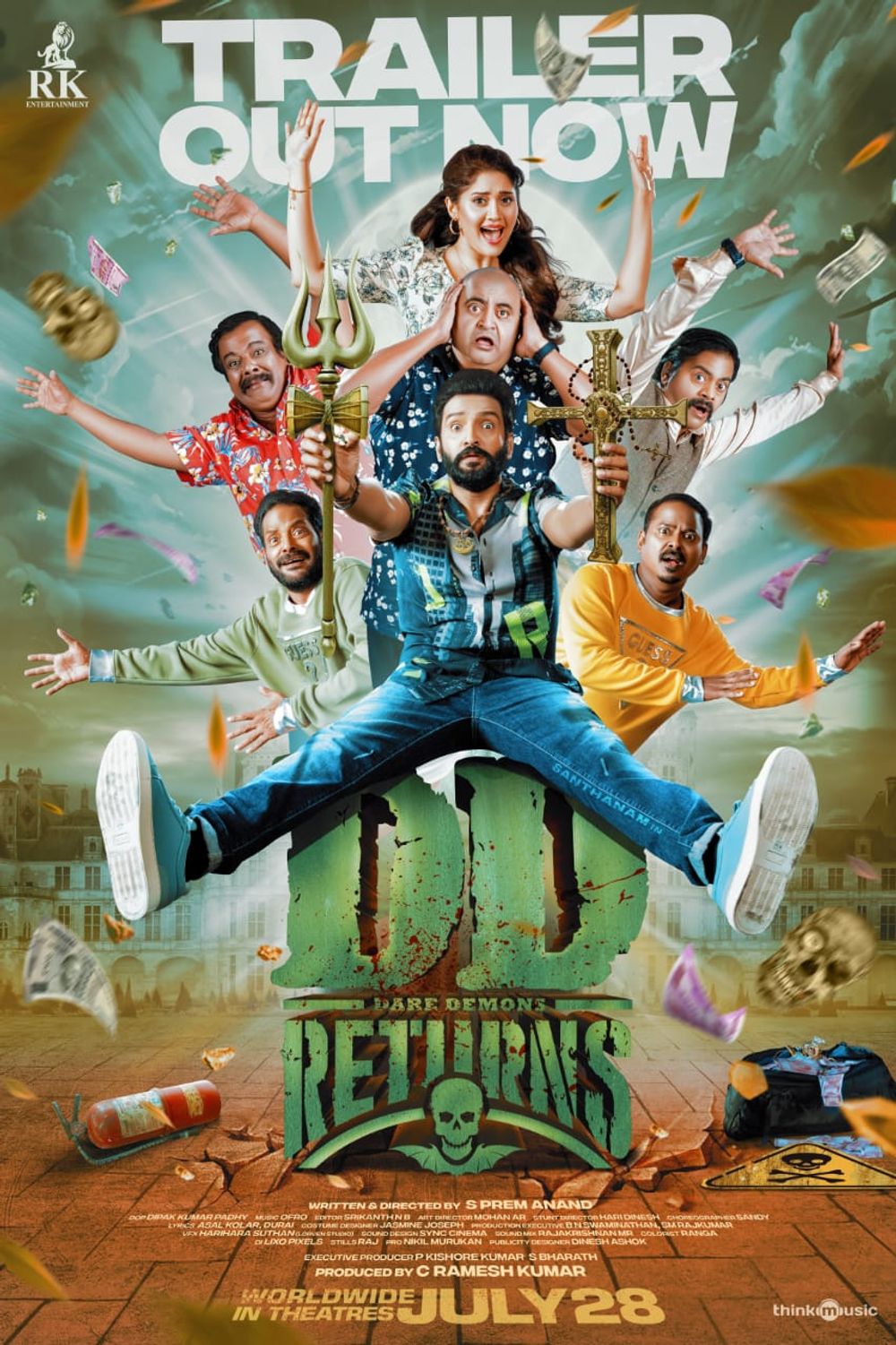 DD Returns (2023) {Hindi + Tamil} Dual Audio Full Movie HD ESub bolly4u