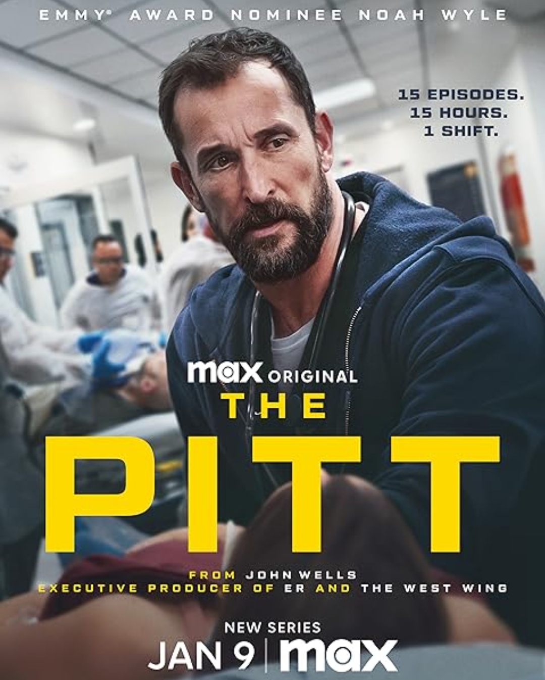 The Pitt (2025) S1-E3 Hindi Dubbed (Netflix)