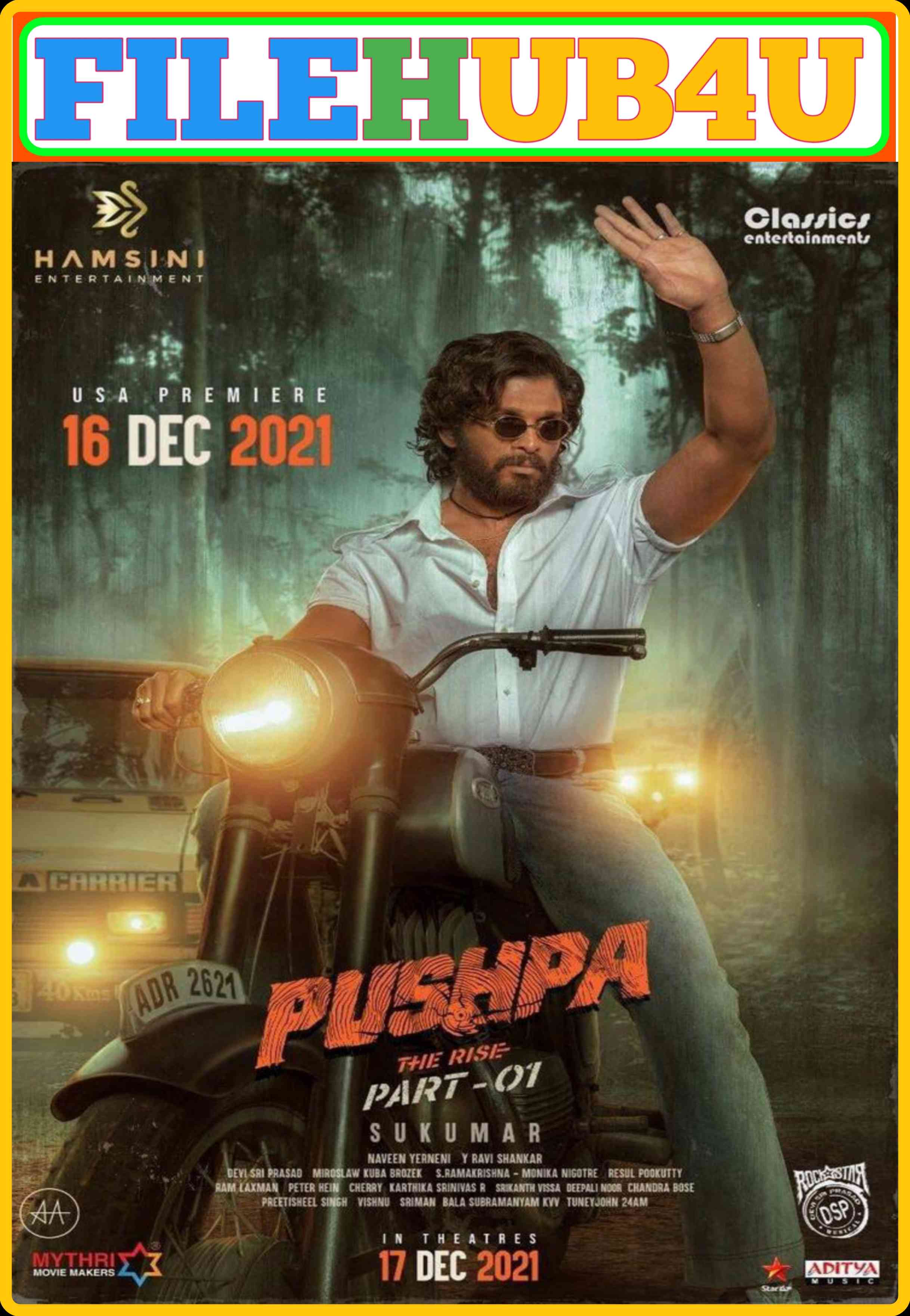 Pushpa The Rise (2022) New South Hindi Full Movie HD ESub