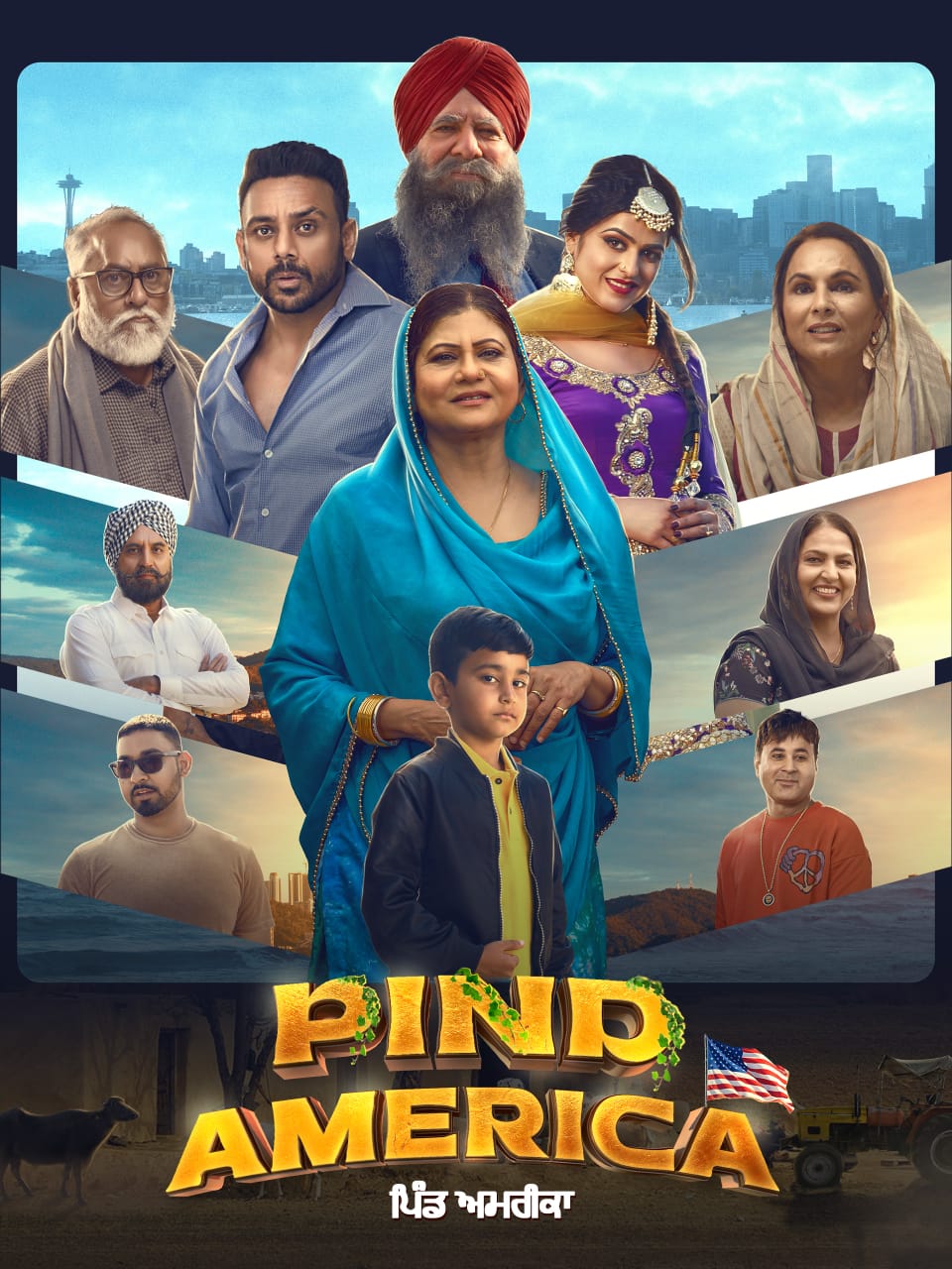 Pind America (2023) Punjabi Full Movie HD ESub
