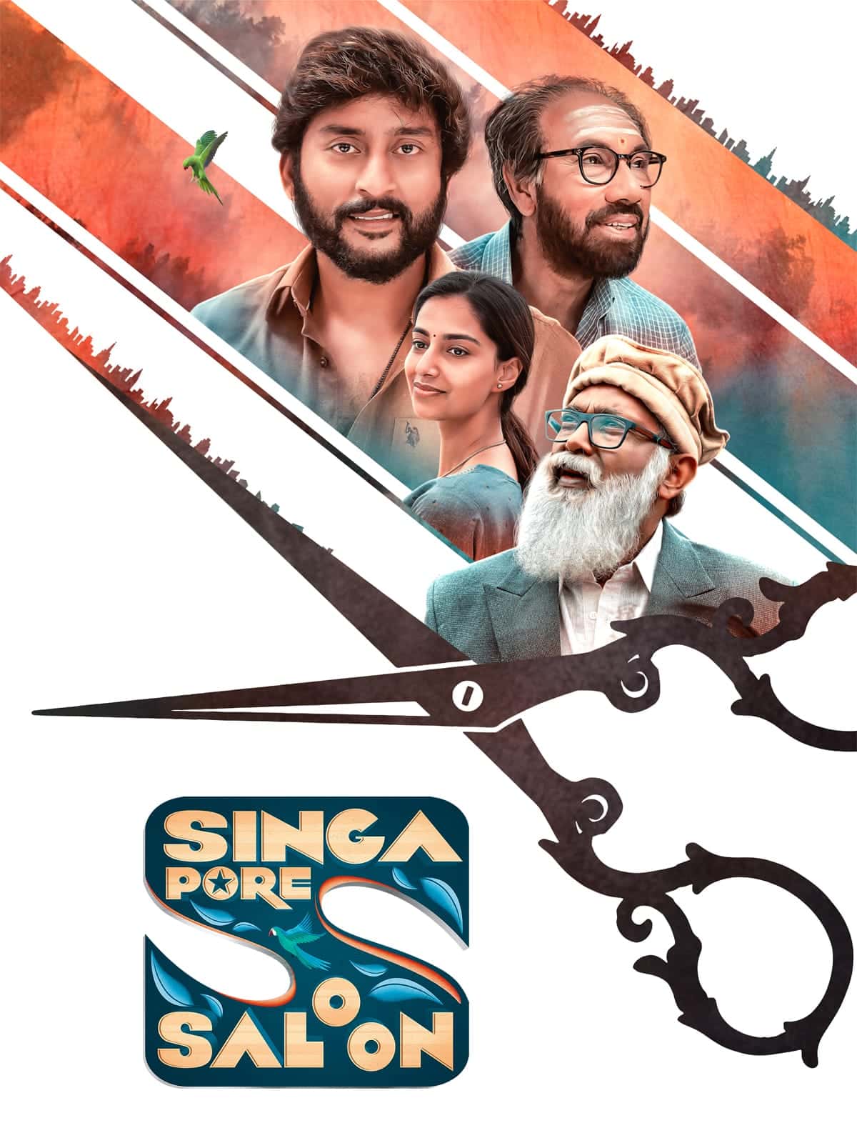 Singapore Saloon (2024) Dual Audio [Hindi - Tamil] Movie HD ESub