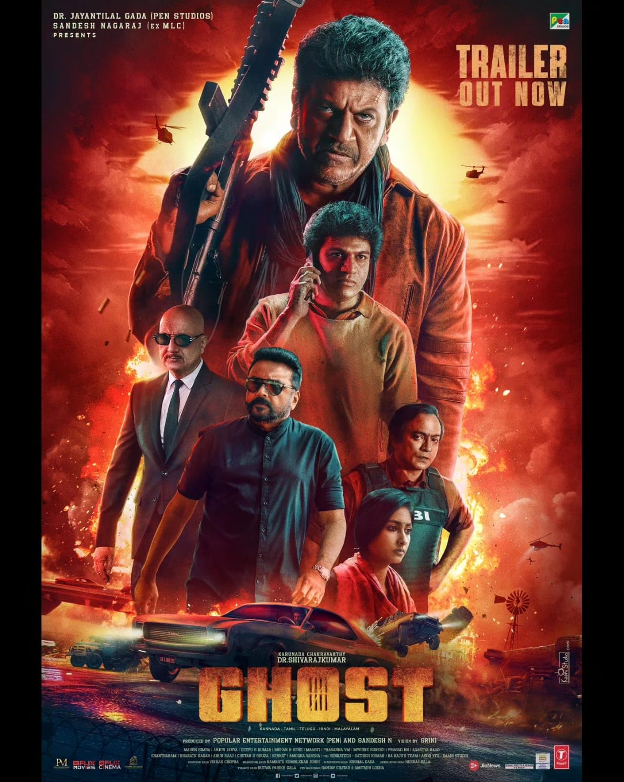 Ghost (2023) Hindi Dubbed