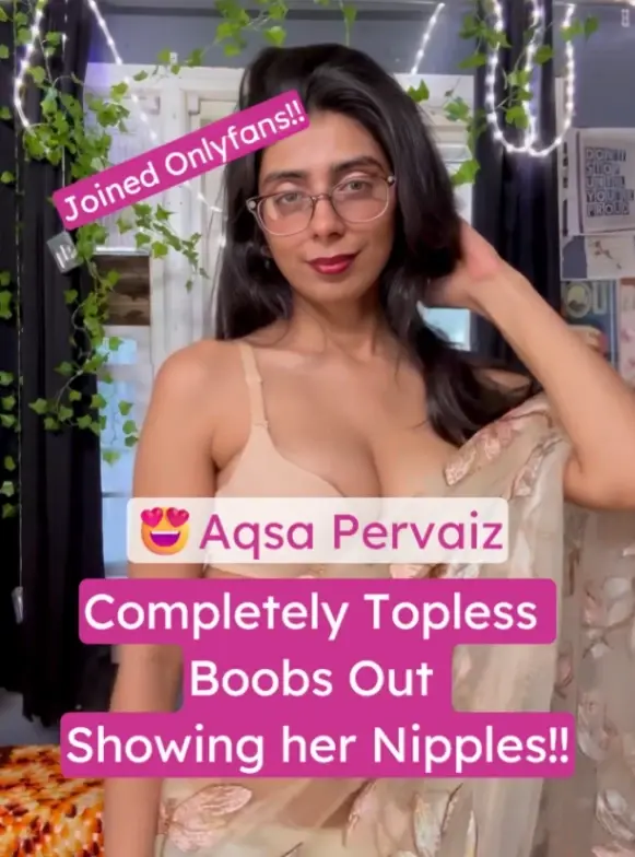 Trending Babe Aqsa Pervaiz Joined OnlyFans Full Nude Showing Her Boobs and Hard Nipples