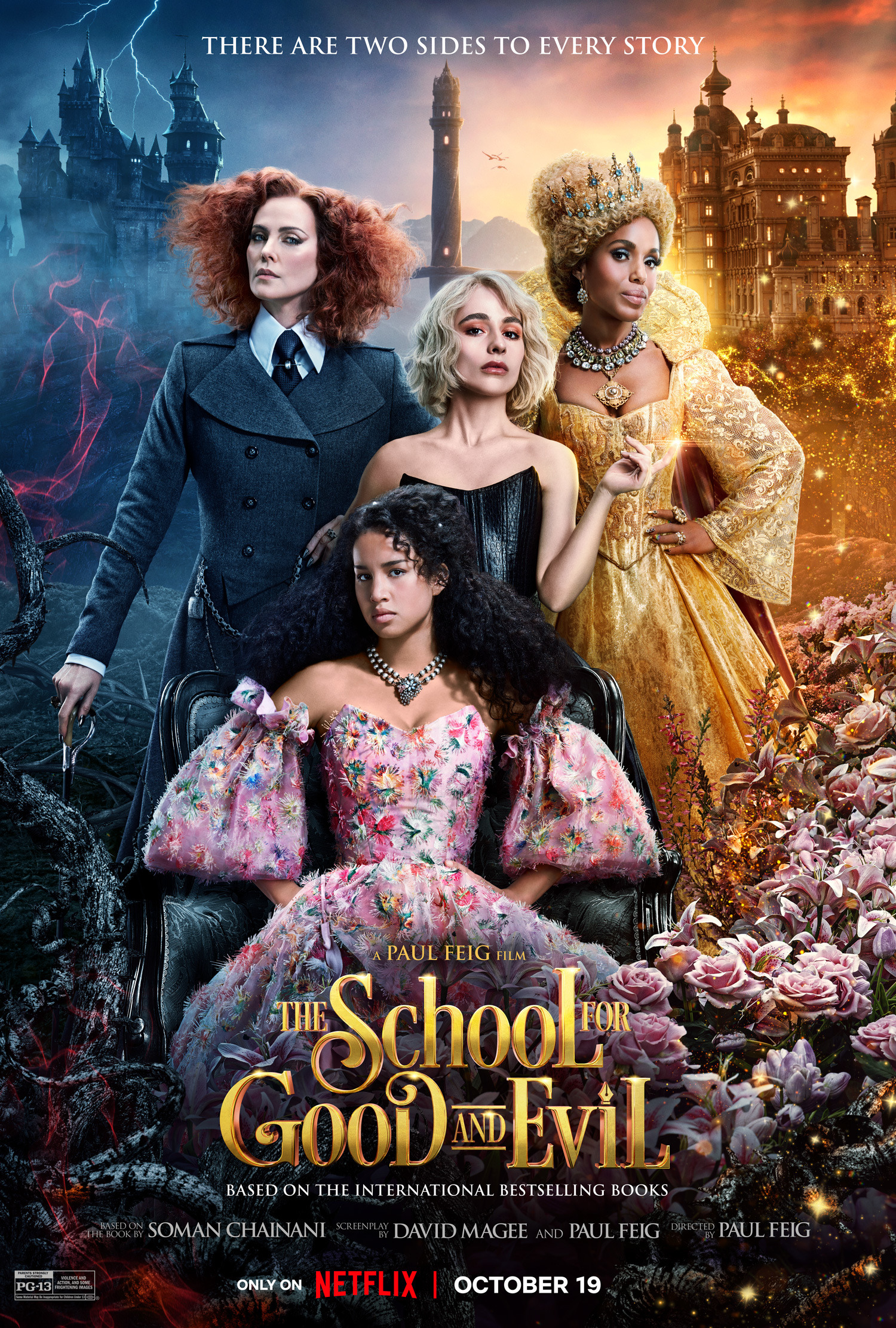 The School for Good and Evil (2022) (Hindi + English) Dual Audio WEBRip