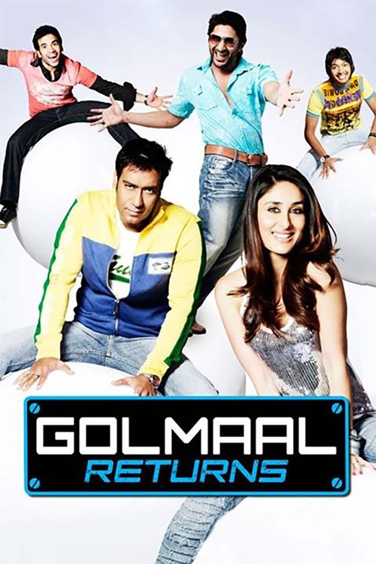 Golmaal Returns (2008) 1080p | 720p | 480p WebRip [Hindi (हिन्दी)] DD5.1 ESub