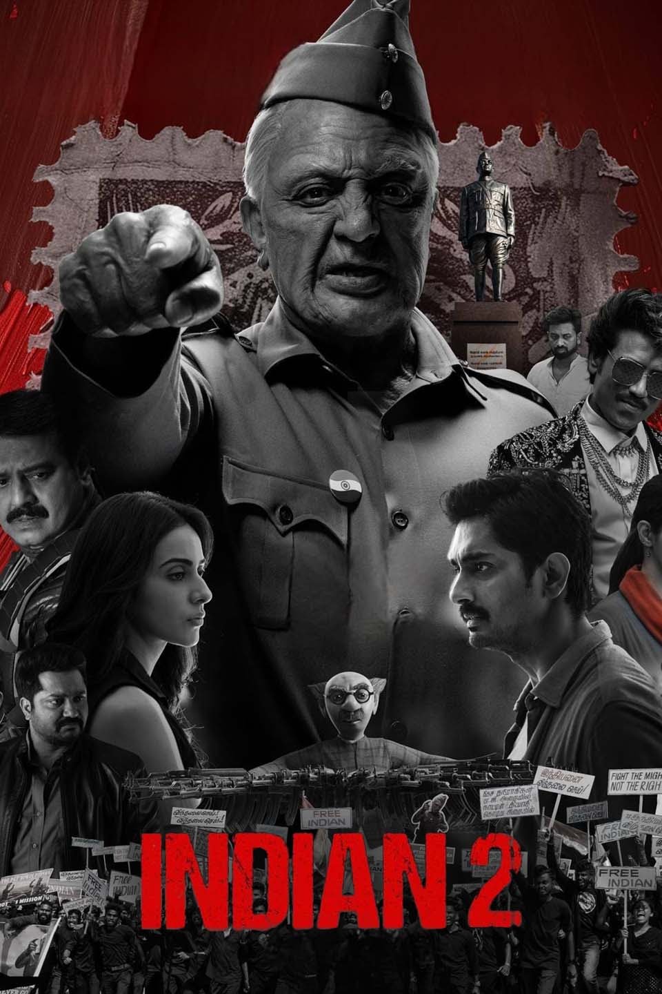 Indian 2 (2024) (Hindi + Tamil) Dual Audio UnCut Movie HD ESub