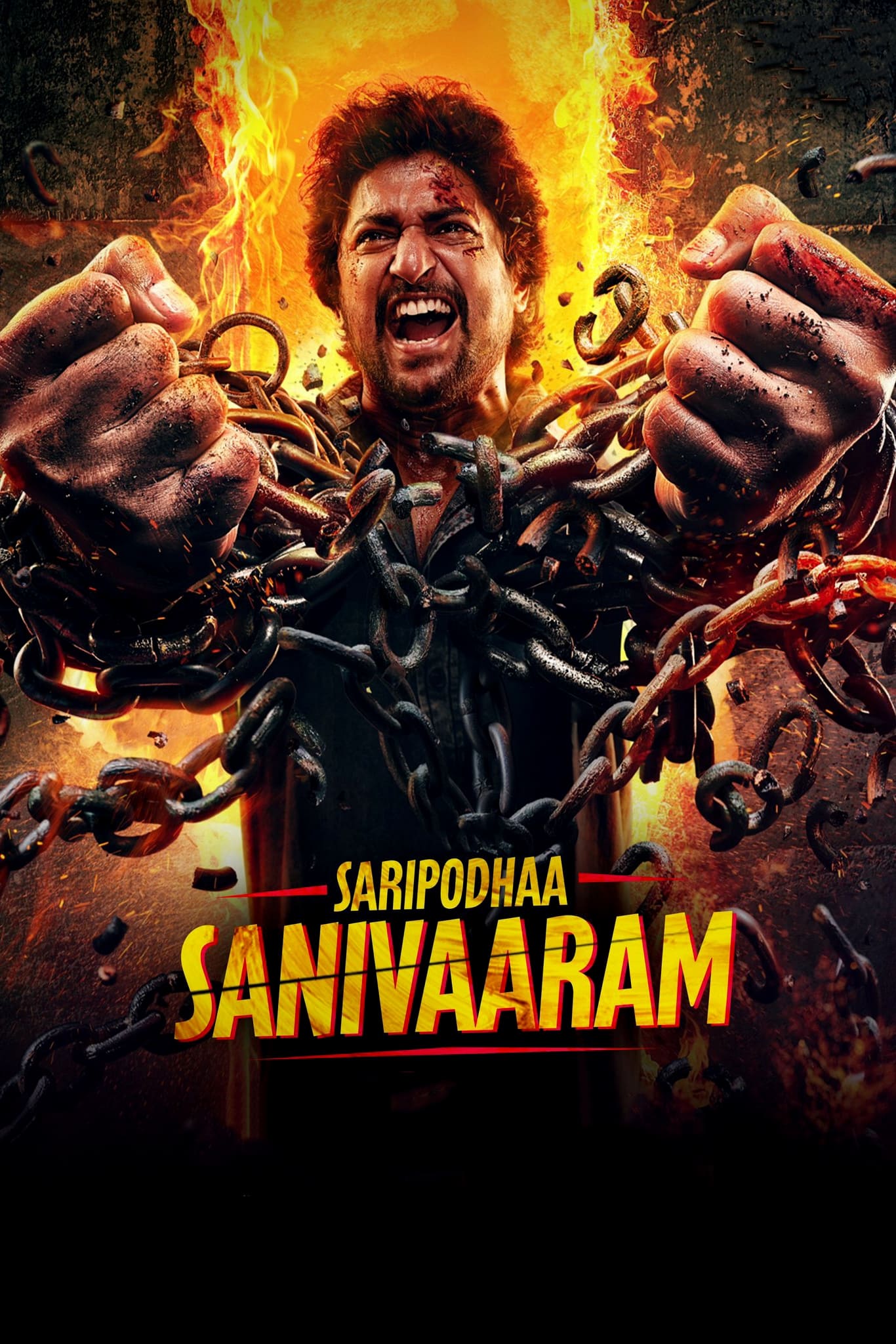 Suryas Saturday (Saripodhaa Sanivaaram) (2024) South Hindi Dubbed Movie PreDvD