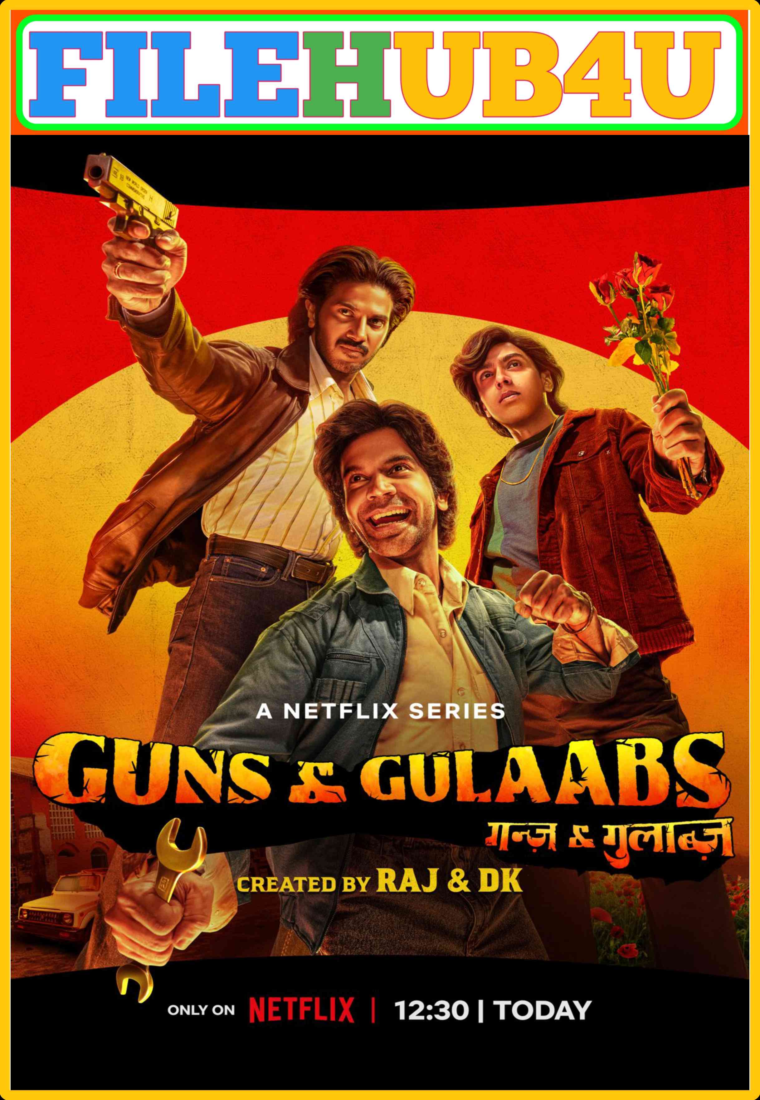 Guns Gulaabs S1 (2023) Hindi Completed Web Series HEVC ESub