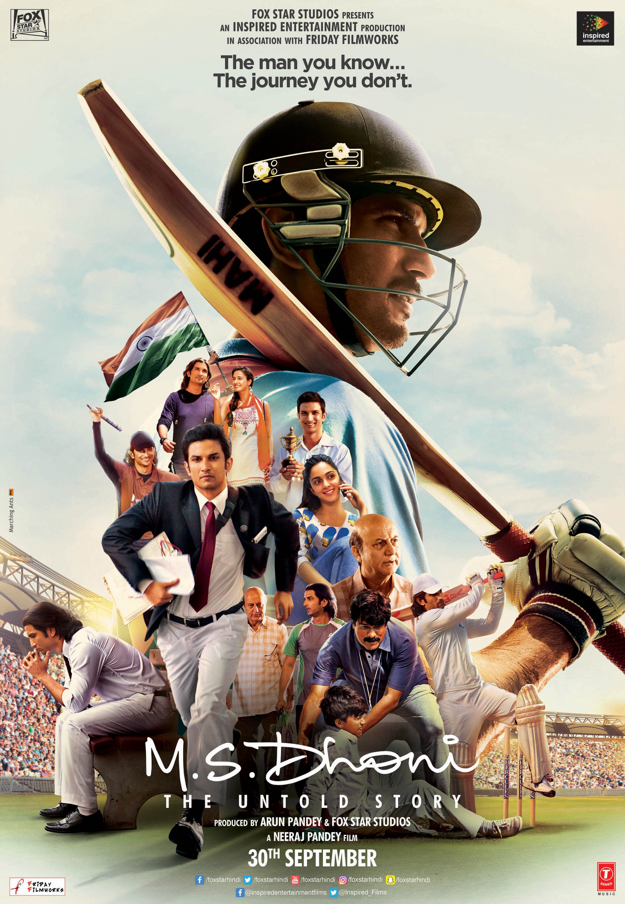 M.S. Dhoni – The Untold Story (2016) (Hindi + Multi) Dual Audio BluRay