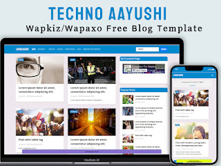 Techno Aayushi Wapkiz/wapaxo Blog Style Template Free Download Theme