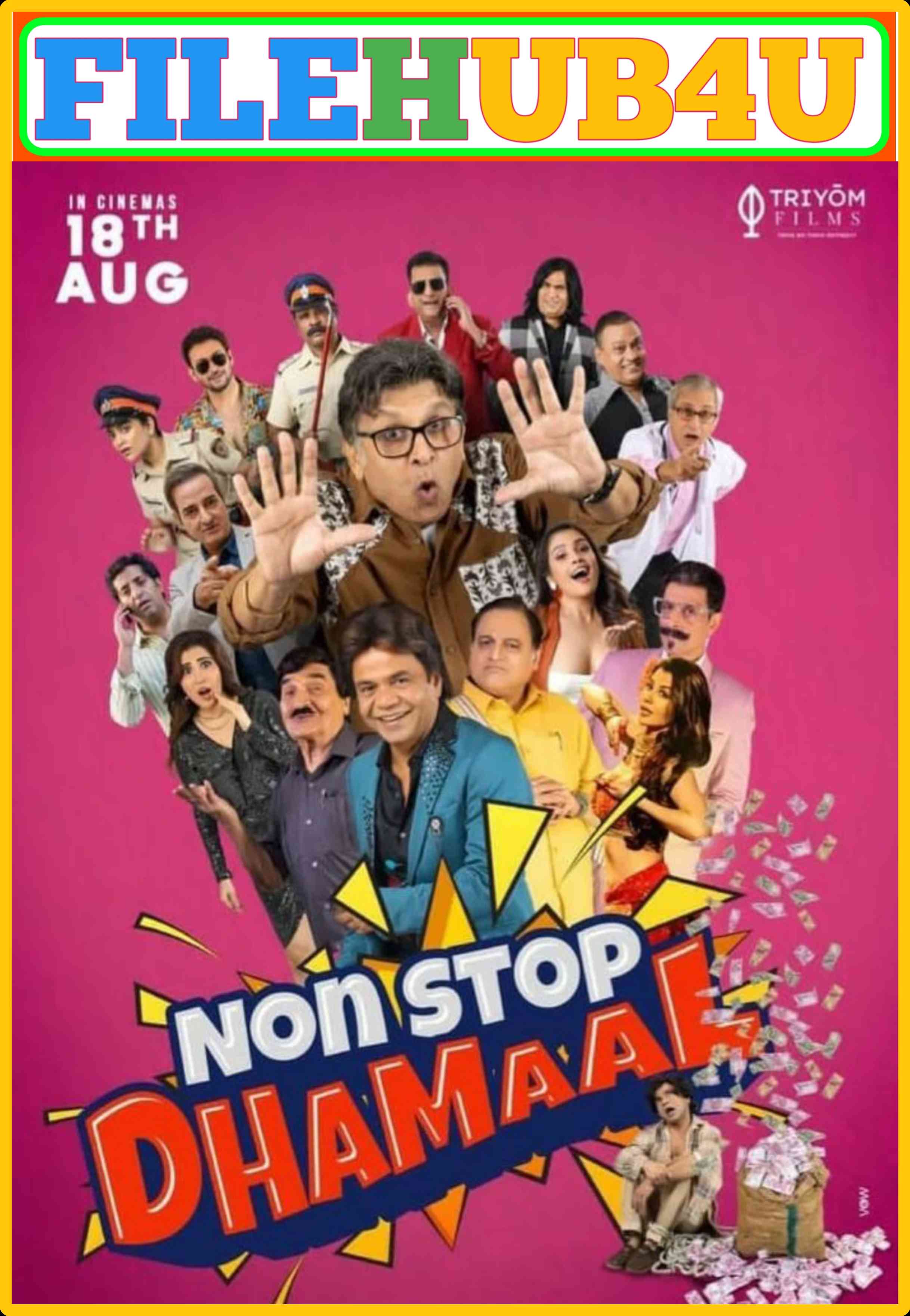 Non Stop Dhamaal (2023) Bollywood Hindi Full Movie HQ S-Print