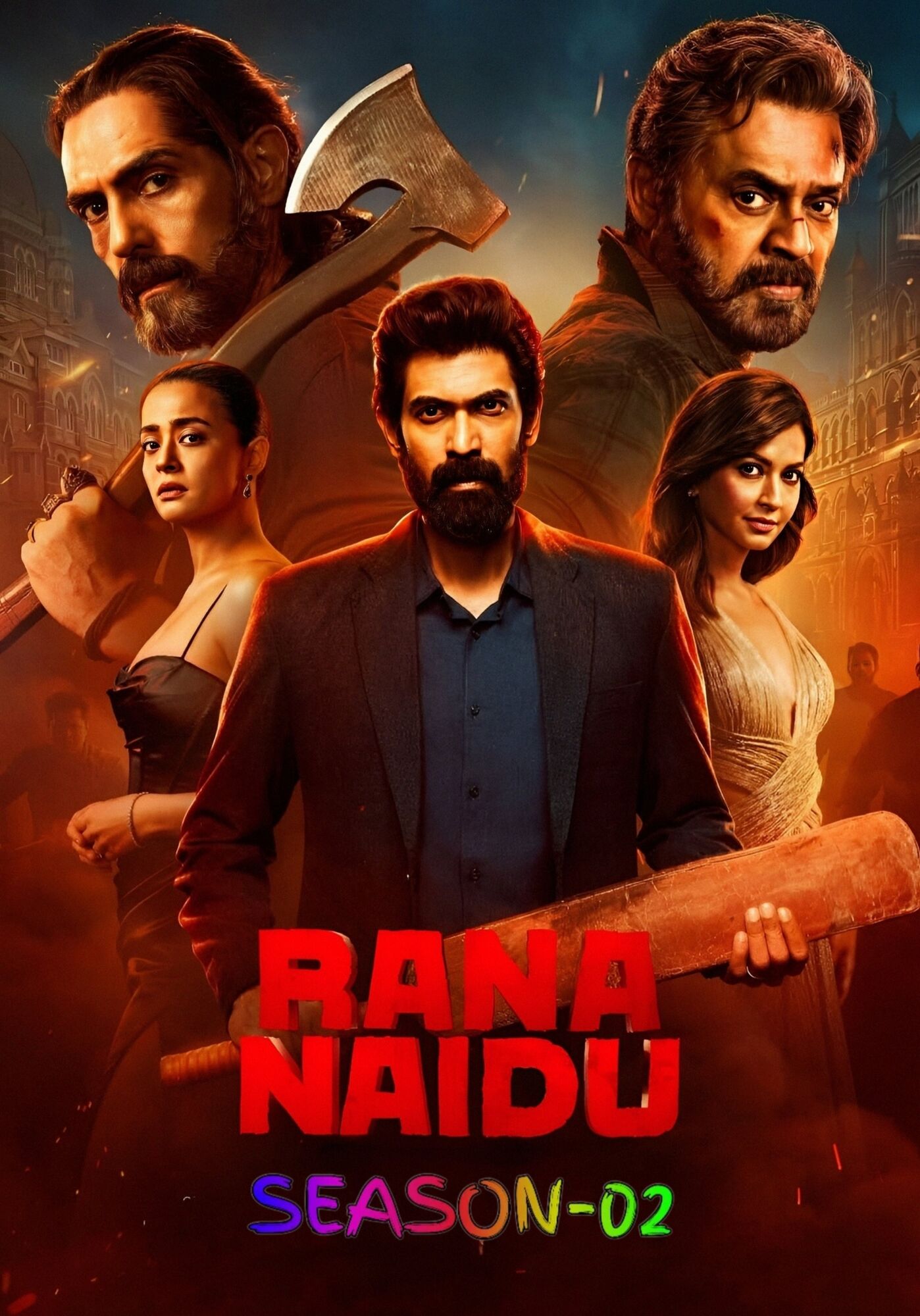 Rana Naidu S02 (2025) Hindi Completed Web Series HEVC ESub