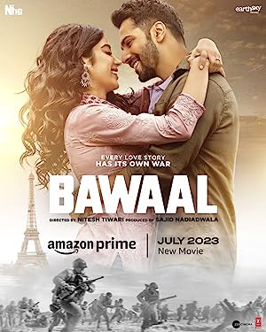 Bawaal (2023) Hindi AMZN WEB-DL – 480P | 720P | 1080P – x264 –  2.1GB ESub- Download