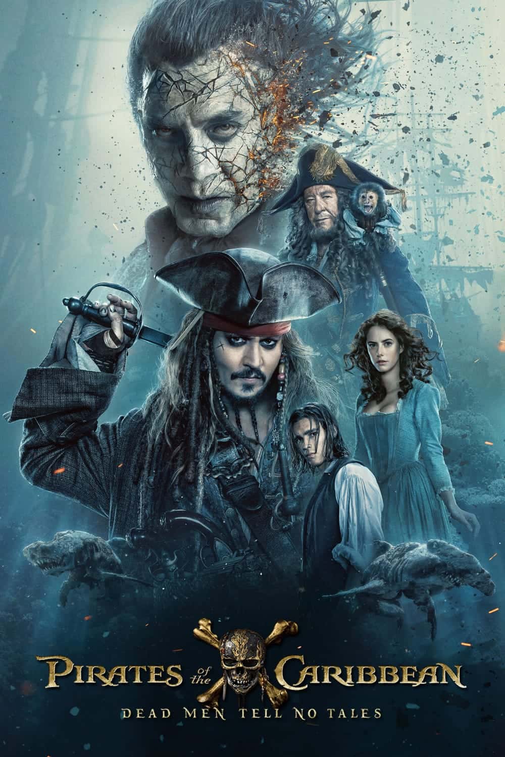 Pirates of the Caribbean Dead Men Tell No Tales (2017) Dual Audio [Hindi - English] Full Movie BluRay ESub