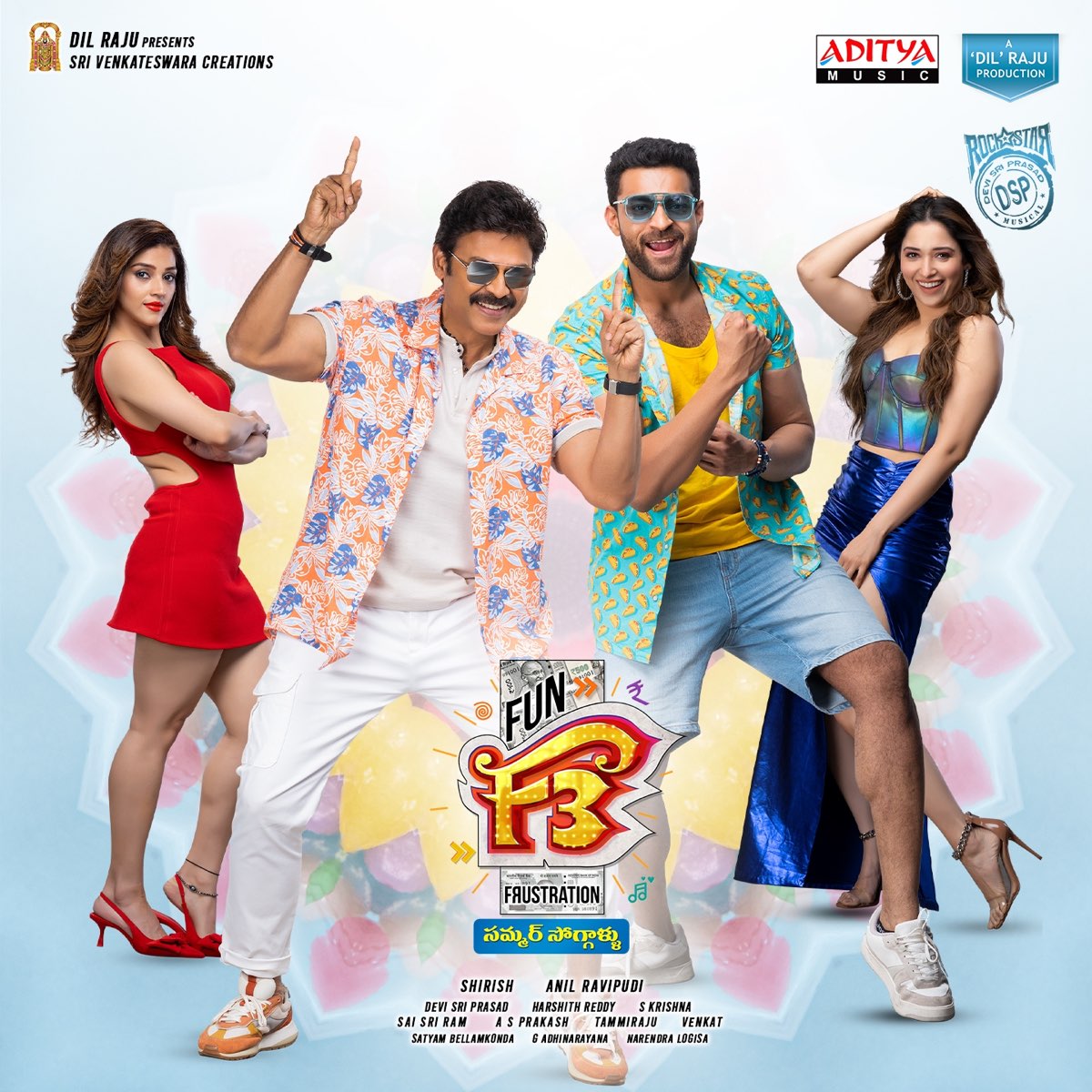  F3 Fun and Frustration  2023  South  Hindi + Telugu  Dual Audio Full Movie HD ESub