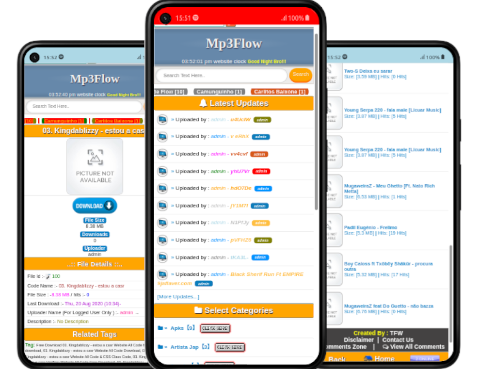 Mp3Flow wapkiz theme