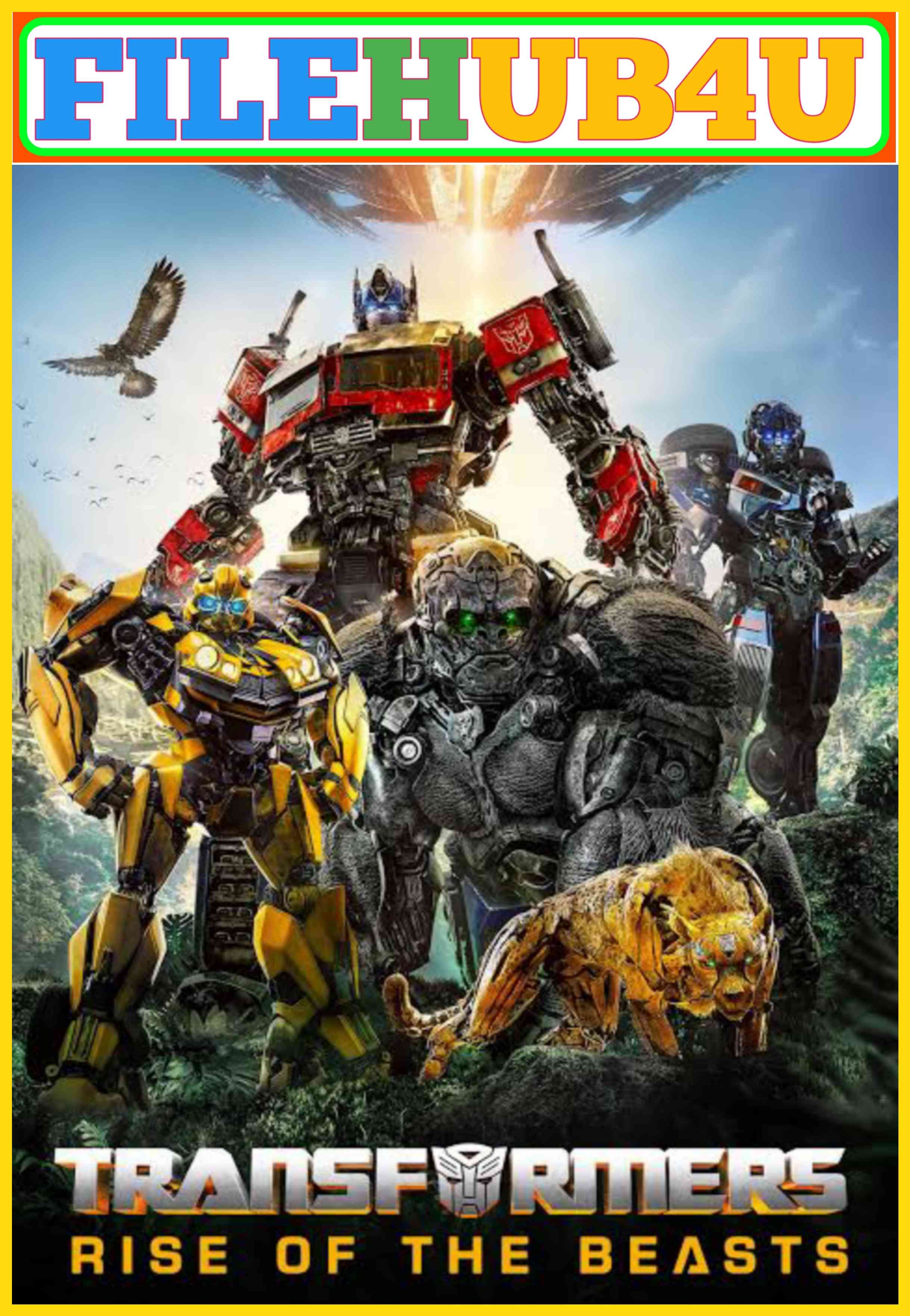 Transformers Rise of the Beasts (2023) {Hindi + English} Dual Audio Full Movie HD ESub