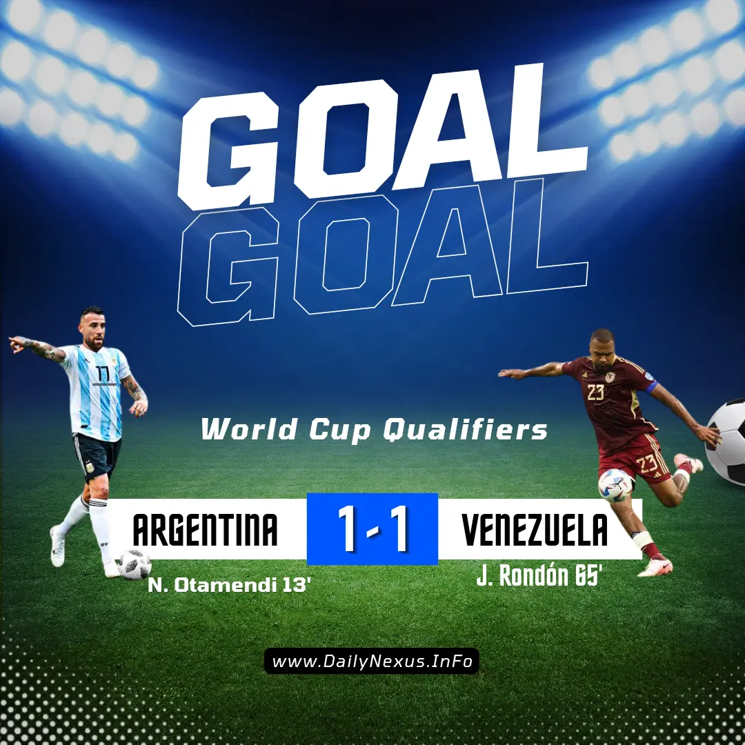 Argentina 1-1 Venezuela: Overview of the World Cup Qualifiers